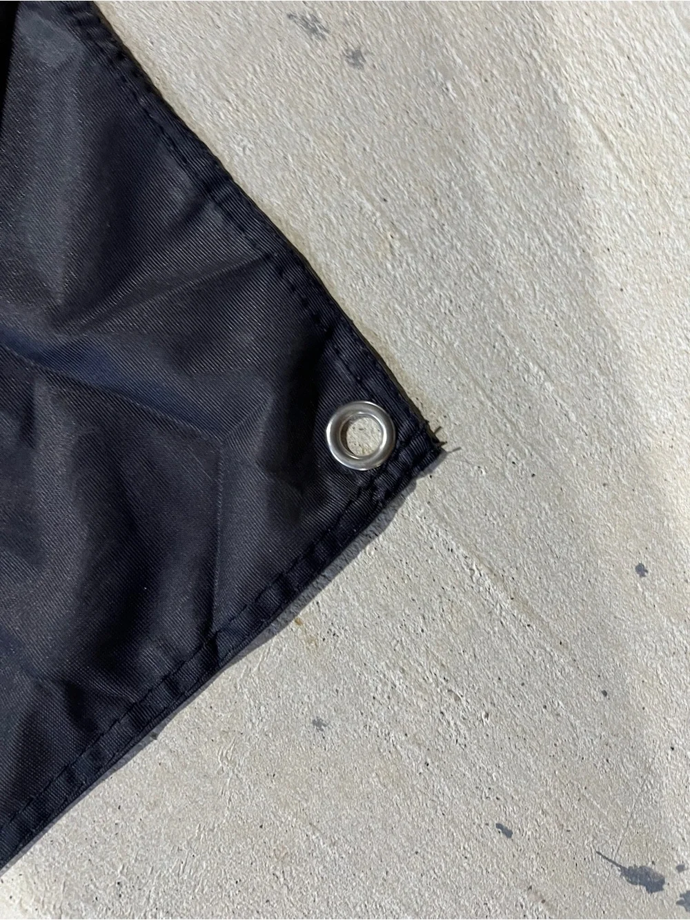 Kublai Khan TX Eyes Up Balancing Survival & Happiness Banner Flag - 4’ x 4’